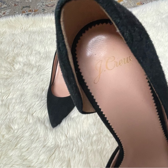J.Crew Suede D’Orsay Pumps made in Italy size 8 - Picture 7 of 7